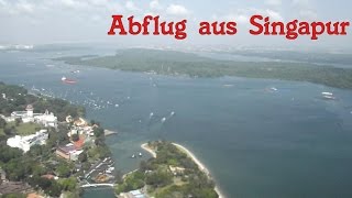 Abflug aus Singapur