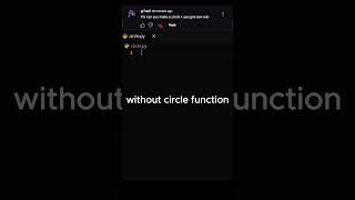 Draw a circle in Python Turtle graphics, using both the circle function and without it