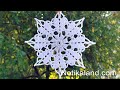 CROCHET EASY  Crochet Snowflake Pattern