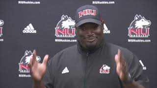 NIU Football 2024 - Thomas Hammock Postgame Press Conference vs Notre Dame