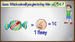 Money amounts up to 25 cents using Canadian coins | Math | Grade-1,2 | Tutway |