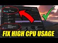 How to fix High CPU and Low GPU usage Issue in 3 Mins ✅!