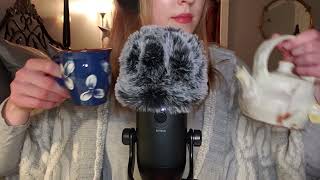 ASMR Hygge Liquid Sounds - Tea pouring, Water, hand noises, spray bottle, liquid dropper, whispers