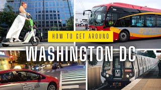 ULTIMATE DC Transportation Guide | How to Get Around Washington DC #emptynester #travel #washington