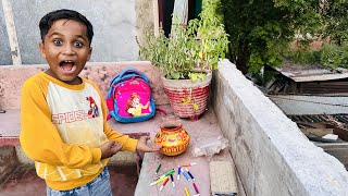 Tappu Ka School Ka Project 🥰😍 || Tappu Honey Parmar || #tappuparmar #vlog