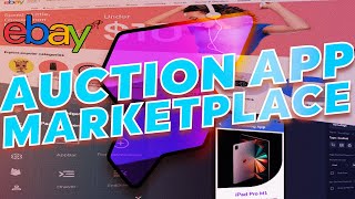 Build a FULLY Functional AUCTION MARKETPLACE APP Like EBAY with FlutterFlow! (NO