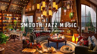 Soothing Jazz Instrumental Music to Work, Study, Focus☕Cozy Coffee Shop Ambience