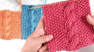 How to Knit Reversible Cable Ribbles