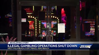 Illegal gambling operations shut down in Palm Beach County