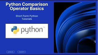 Python Comparison Operators Tutorial | List Comprehension Examples for Beginners