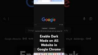 Enable Dark Mode on All Website in Google Chrome