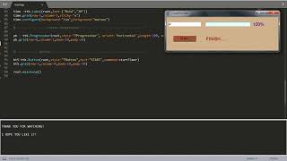 Python timer with progressbar