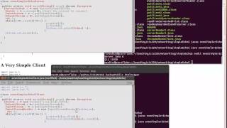 Simple Clients and Servers in Java
