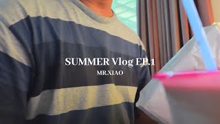 【Summer Vlog】 我的夏日假期 | 整理房間，吃播，休假日常