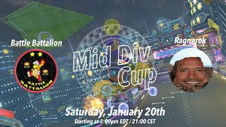 【MK8DX】MKCentral Mid Div Cup S1: Battle Battalion vs Ragnarok (01/20/2023)