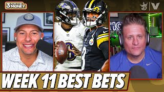 NFL Week 11 Best Bets: Chiefs-Bills, Ravens-Steelers, Colts-Jets, Rams-Patriots | 3 & Out