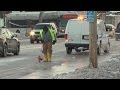 Water main break in East Cleveland