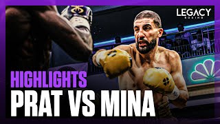 MILAN PRAT vs ABEL MINA - FIGHT NIGHT BTS | Legacy Boxing Highlights