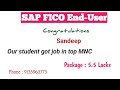 congratulations sandeep sap fico enduser rtr and p2p