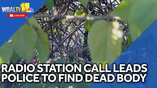 Radio caller leads police to find dead body in Frederick