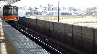 東武50050系51063F各駅停車「南栗橋行き」二子玉川駅到着