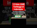 UMR Tertinggi di Indonesia ?#trending #viral #shorts #short #karyawan