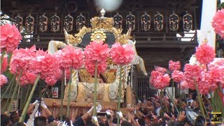 2017 平成29年 灘のけんか祭り（宵宮） 東山屋台 登場