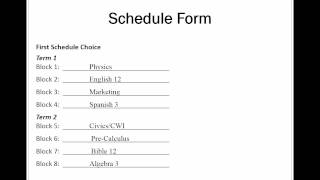 Class Registration for 2015-2016 JUNIORS AND SENIORS