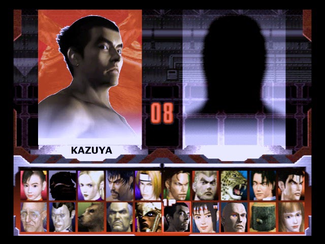 Tekken 3 Character Select