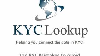 Mistakes to Avoid in KYC - Know Your Customer