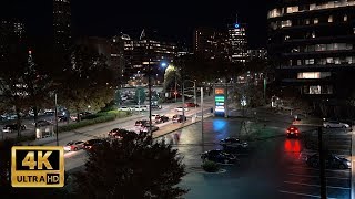 4k City Soundscape Ambience Atlanta, Georgia at Night (Buckhead) 3D