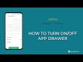 How to Turn On/Off App Drawer - Oppo [Android 11 - ColorOS 11]