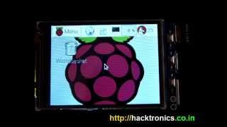 Raspberry Pi 2 Graphical 3.2 inch LCD and Ralink MediaTek MT7601 WiFi USB Adapter