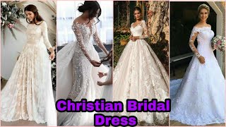 Latest 2022 Christian Bridal Dress/ Beautiful White Bridal Gown For Brides/ #TheFashionGallery