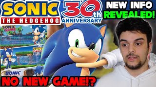 No New Sonic The Hedgehog Game Coming In 2021 For The 30th Anniversary!?