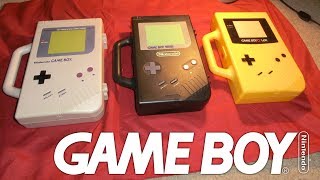 4 Rare Game Boy Hard Cases (Original, Pocket, Color, Briefcase)