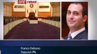 Id-diskors ta' Franco Debono mwaqqaf diversi drabi fil-Parlament.