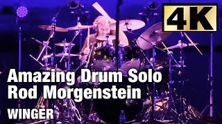 【4K】Amazing Drum Solo by Rod Morgenstein / WINGER / EX Theater Roppongi