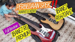 IBANEZ PREMIUM RG950 dan RG470, keduanya produk Indonesia dengan kualitas Dunia‼️Bangga‼️