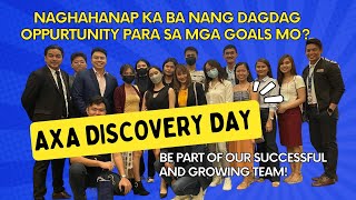 AXA | DISCOVERY DAY | JOIN OUR TEAM | BE PART OF OUR GROWING TEAM | FINANCIAL ADVISOR | JOIN NOW.