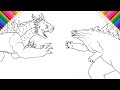 How to draw Godzilla vs Shimo