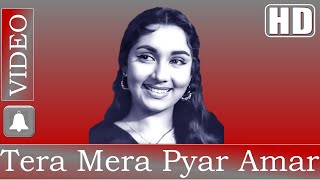 Tera Mera Pyar Amar (Dolby Digital) For Music Lovers | Lata Mangeshkar | Asli Naqli 1962 | Mere Geet