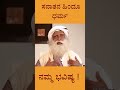 ಸನಾತನ ಹಿಂದೂ ಧರ್ಮದ ಮಹತ್ವ ಗೊತ್ತಾ sadhguru kannnda sadhgurukannada shorts sadhguruinkannada