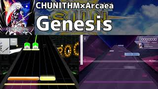 【CHUNITHM×Arcaea】Genesis　譜面比較