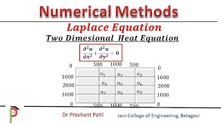 Numerical Solution of Laplace Equation for 16 Mesh squares || Numerical Methods || Dr Prashant Patil