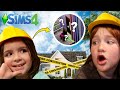 Adley & Navey DESiGN A SiMS HOUSE 🏡 Ultimate Baby Toy Room & Duck Pool! Adleys first build in sims