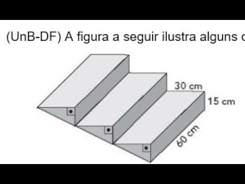 (UnB-DF) A Figura A Seguir Ilustra Alguns Degraus De Uma Escada De ...