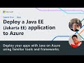 Learn Live - Deploy a Java EE (Jakarta EE) application to Azure