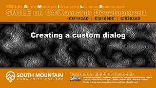 C#/Xamarin Cohort 07C - Creating a Custom Dialog