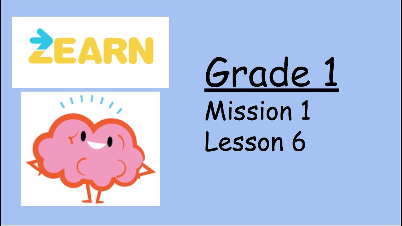 Zearn - Grade 1, Mission 1, Lesson 6 - YouTube